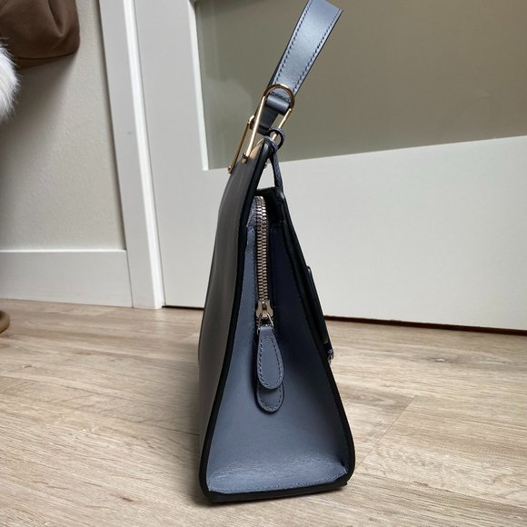 Balenciaga Le Dix Zip Cartable S Shoulder Bag, Color Gris Graphite - Picture 4 of 13